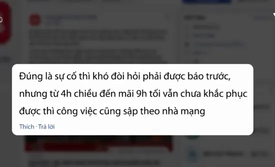 Kinh tế qua mạng xã hội: Nhà mạng "sập mạng" giây lát, tìm cách ứng xử lâu dài