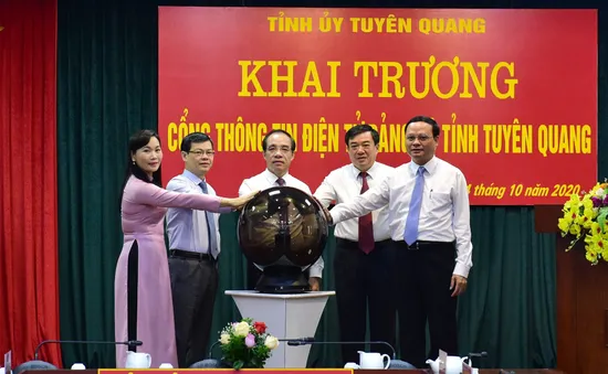 Khai trương Cổng thông tin điện tử Đảng bộ tỉnh Tuyên Quang