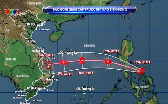 Siêu bão Goni giảm cấp 15 trước khi vào Biển Đông, Bắc Bộ đón không khí lạnh tăng cường