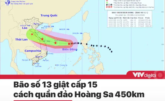 Tin nóng đầu ngày 13/11: Bão số 13 giật cấp 15 hướng vào Hoàng Sa