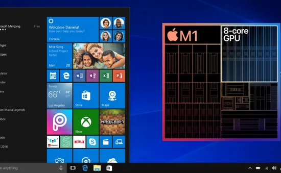 Bản giả lập Windows đầu tiên "chạy khá mượt" trên Apple Macbook dùng chip M1 mới