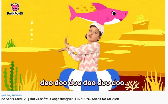 “Hạ gục” Despacito, Baby Shark trở thành video có lượt xem cao nhất YouTube