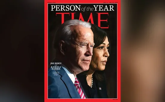 Joe Biden và Kamala Harris được xướng tên là Nhân vật của năm 2020