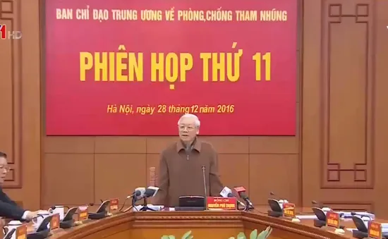 Tổng Bí thư, Chủ tịch nước chủ trì hội nghị toàn quốc tổng kết công tác phòng, chống tham nhũng