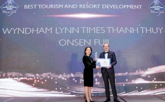 Wyndham Thanh Thủy được vinh danh dự án phát triển du lịch và nghỉ dưỡng tốt nhất Đông Nam Á 2020