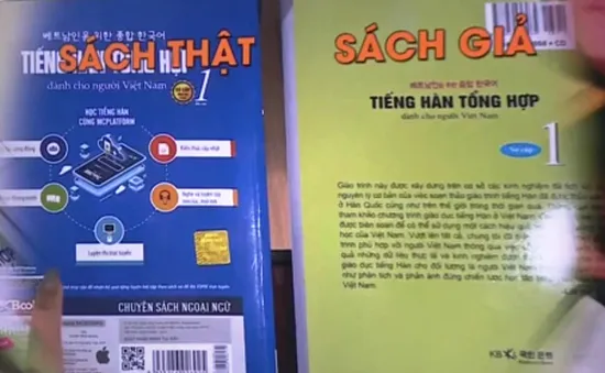 Sách lậu được dùng công khai ở nhiều trung tâm ngoại ngữ