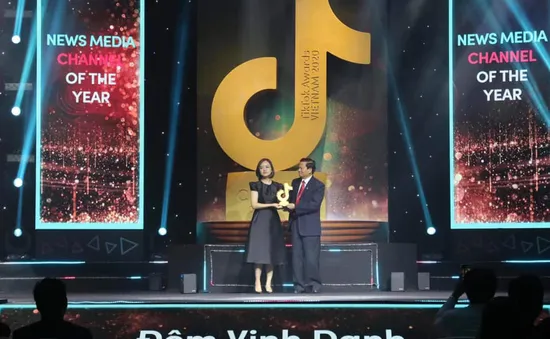 vtv24news được vinh danh Kênh thông tin của năm 2020 trên TikTok