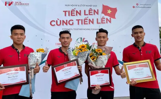 Danh sách 20 tài năng của Trung tâm đào tạo PVF thi đấu tại V.League và Hạng Nhất