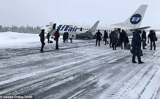 Máy bay Nga gặp sự cố khi hạ cánh