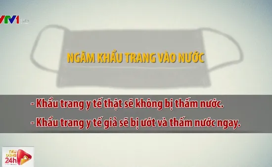 Phân biệt khẩu trang y tế thật và giả