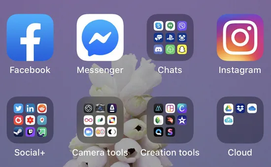 Cách tạo thư mục cho ứng dụng trên iPhone và iPad