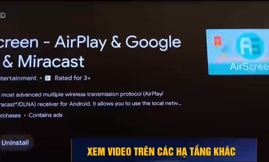 Cách xem YouTube, Facebook video trên smart TV