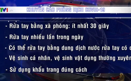 Bộ Y tế khuyến cáo người dân chủ động, tích cực vệ sinh để phòng dịch COVID-19