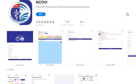 Người dùng iOS đã có thể khai báo y tế điện tử trên app NCOVI chính thức