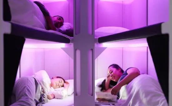 Air New Zealand ra mắt giường ngủ đầu tiên trên máy bay