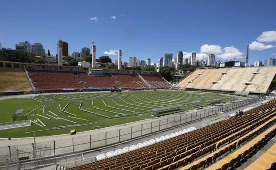 SVĐ Pacaembu tại Sao Paulo trở thành bệnh viện dã chiến