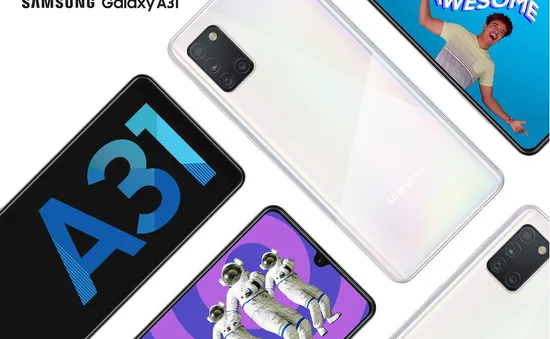 Samsung ra mắt Galaxy A31: 4 camera, pin 5.000 mAh, hỗ trợ vân tay dưới màn hình