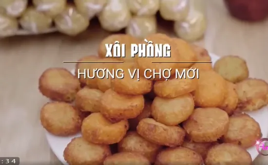 Xôi phồng chợ Mới: Đặc sản An Giang