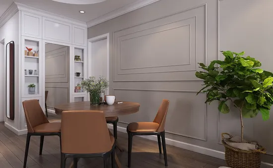 Mục sở thị căn hộ 30m2 mang phong cách tân cổ điển sang trọng