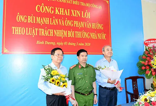 Bộ Công an xin lỗi 2 doanh nhân bị bắt oan