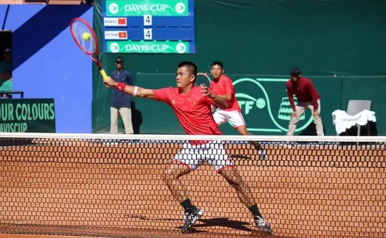 Vòng play-off Davis Cup 2020: ĐT quần vợt Việt Nam không thể gây bất ngờ trước ĐT Ma-rốc