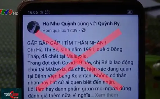 Tin giả, tin đồn thất thiệt "lây lan" trong mùa dịch COVID-19