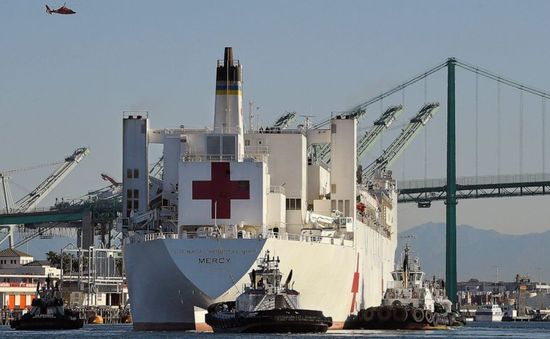 7 nhân viên tàu bệnh viện USNS Mercy mắc COVID-19