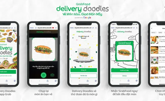 Grab ra mắt Delivery Doodles, biến nét vẽ nghịch ngợm của trẻ thành món ăn