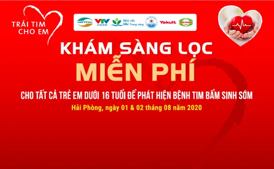 “Trái tim cho em" tiếp tục hành trình khám sàng lọc tim bẩm sinh cho các em nhỏ tại Hải Phòng