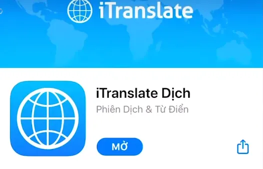 iTranslate - Ứng dụng dịch bằng hình ảnh nhờ công nghệ AR