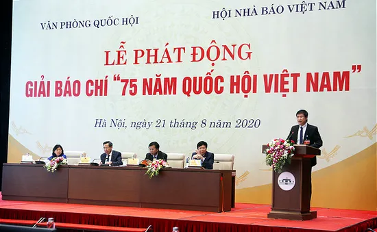 Phát động Giải báo chí ''75 năm Quốc hội Việt Nam''