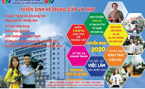 Trường Cao đẳng Truyền hình thông báo tuyển sinh đào tạo hệ 9+