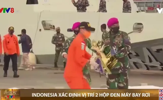 Indonesia xác định vị trí hai hộp đen máy bay rơi