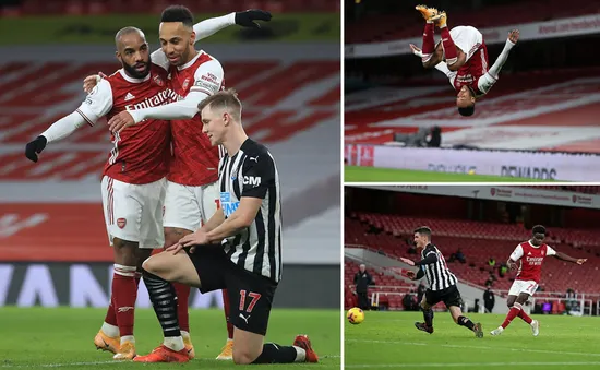 Partey trở lại, Arsenal "đại thắng" Newcastle