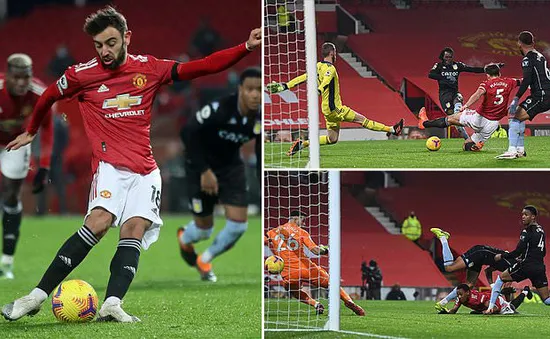 Man Utd 2-1 Aston Villa: Tiếp tục thăng hoa, Man Utd bằng điểm Liverpool