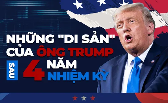 [INFOGRAPHIC] Những "di sản" của ông Trump sau 4 năm nhiệm kỳ