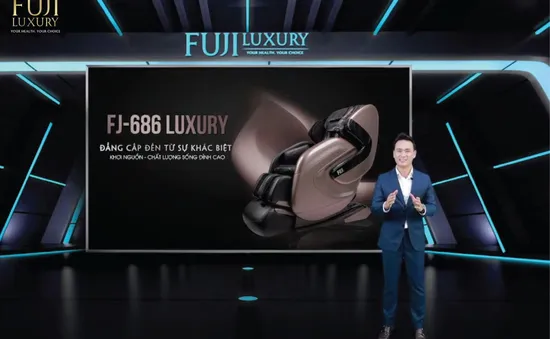 Fuji Luxury trình làng siêu phẩm ghế massage FJ 686 Lux - Xu hướng mới cho ngành công nghệ chăm sóc sức khoẻ 2022