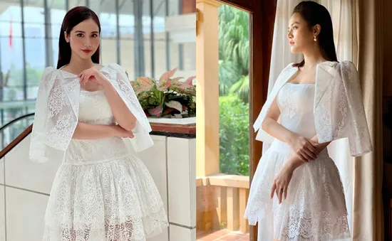 Huyền Lizzie "đụng hàng" Thu Quỳnh đẹp bất phân thắng bại