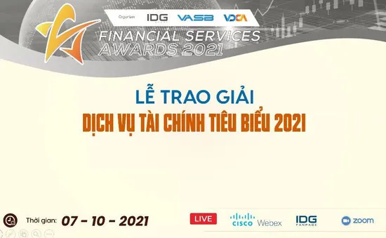 Công bố giải thưởng dịch vụ tài chính tiêu biểu 2021