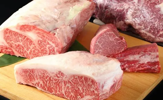 Thịt bò Wagyu in 3D với những lớp mỡ vân cẩm thạch đặc trưng