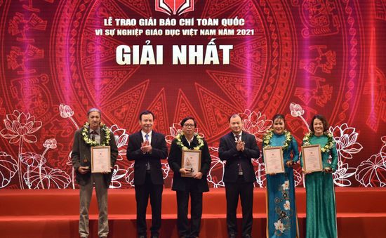 VTV đạt giải Nhất giải báo chí Vì sự nghiệp giáo dục Việt Nam 2021