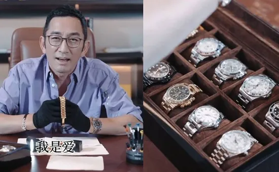 Cựu ngôi sao TVB khoe bộ sưu tập đồng hồ khủng, hơn 40 chiếc Rolex