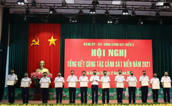 Bộ Tư lệnh Vùng Cảnh sát biển 3﻿ tổng kết công tác năm 2021