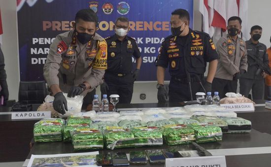 Indonesia bắt giữ 5 đối tượng liên quan tới mạng lưới buôn bán ma túy quốc tế