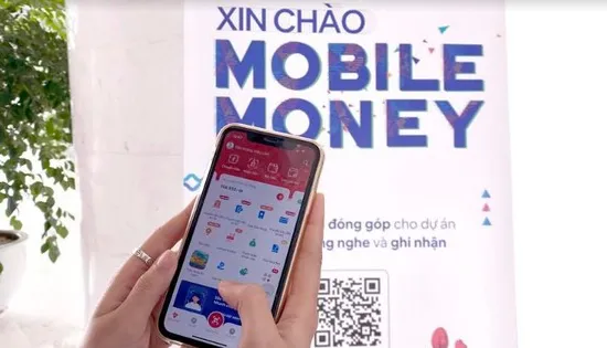 Người dân có thể thanh toán nhiều dịch vụ qua Mobile Money