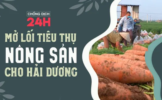 Bản tin Chống dịch 24h tối 21/2: Mở lối tiêu thụ nông sản cho Hải Dương