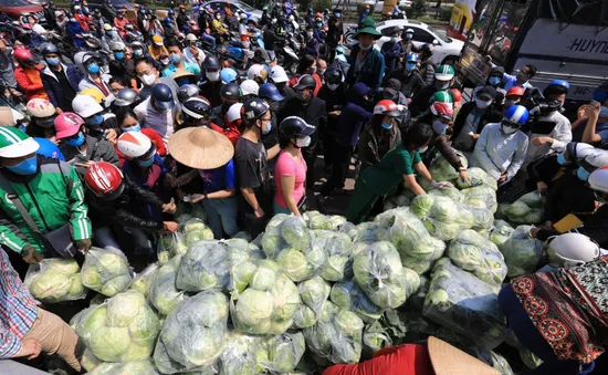 Siêu thị "giải cứu" nông sản vùng dịch