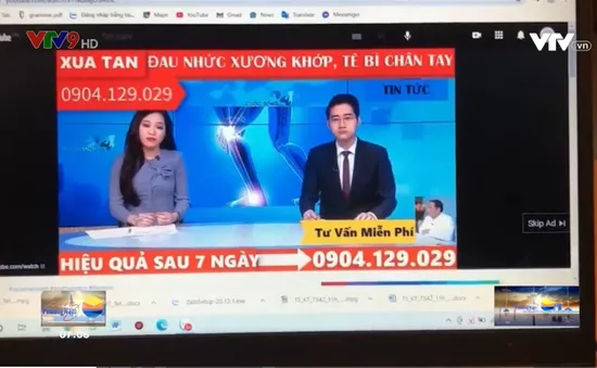 Cảnh giác với quảng cáo thuốc, thực phẩm chức năng trên YouTube