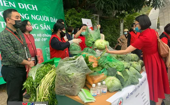 Giải cứu hơn 20 tấn nông sản tại điểm Đài THVN