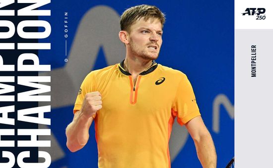 David Goffin vô địch giải quần vợt Open Sud de France 2021